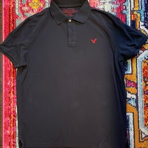American Eagle Outfitters Navy Polo Shirt XXL